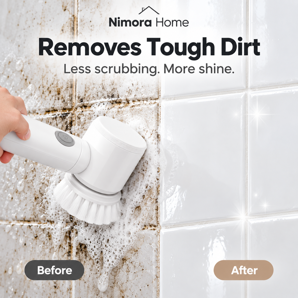 Nimora Home 5-in-1 Cordless Electric Scrubber